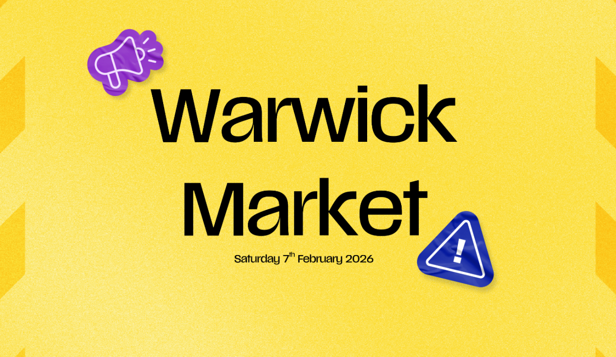 Warwick Market - Saturday 7th February 2026
